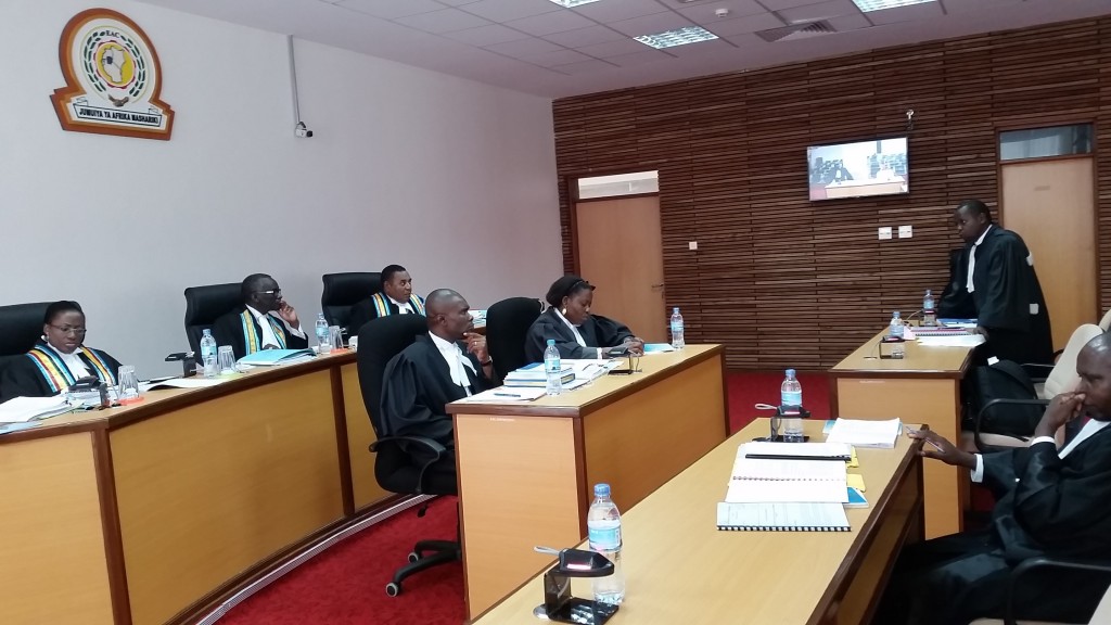 Mr. Horace Ncutiyumuheto Counsel representing the Applicant. Mr. Goerges Ruhara submitting before Court.