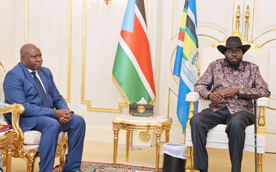 EACJ PRESIDENT PAYS A COURTESY CALL ON H.E SALVA KIIR, EAC CHAIRPERSON & PRESIDENT OF THE REPUBLIC OF SOUTH SUDAN